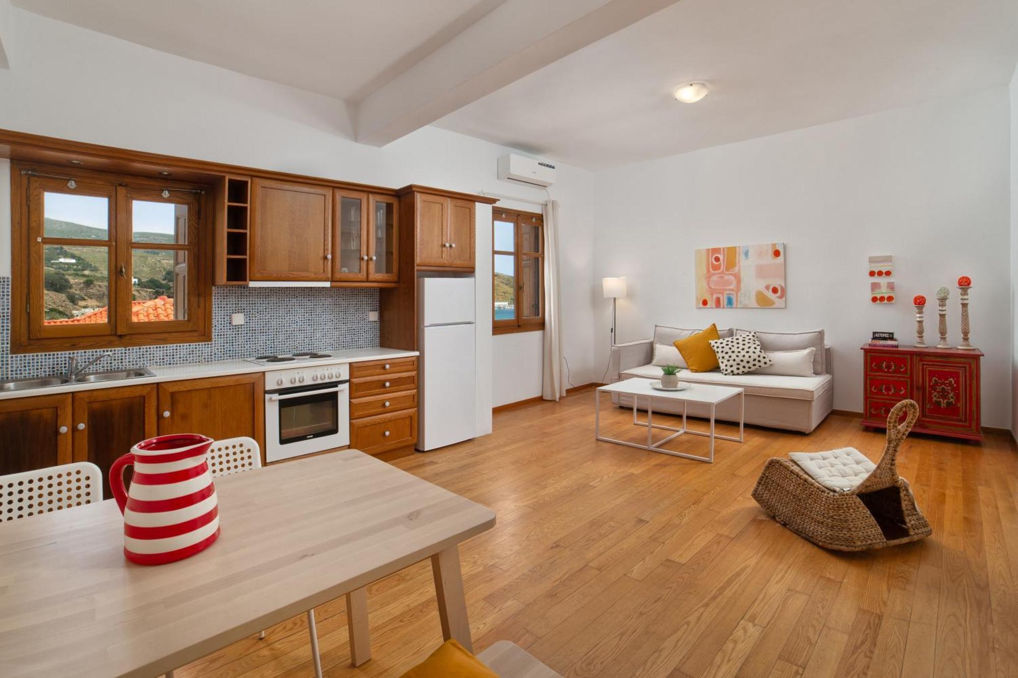 Apartment Seaview Comfy Flat In - Walk To Andros Town